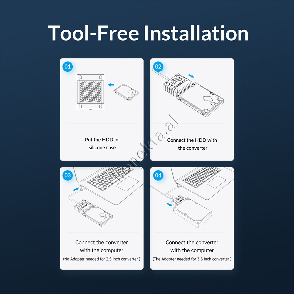 Lexues Hard Disk / SSD 2.5" Orico Me Porte Type-C