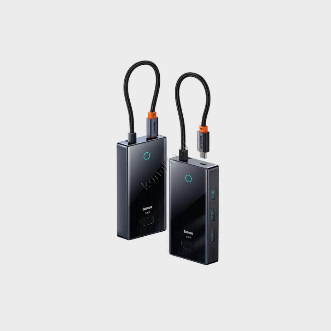 Ultra Adaptor HUB Baseus Me HDMI 4K@30Hz, USB 3.0 Dhe Porte Karikimi Type-C 100W