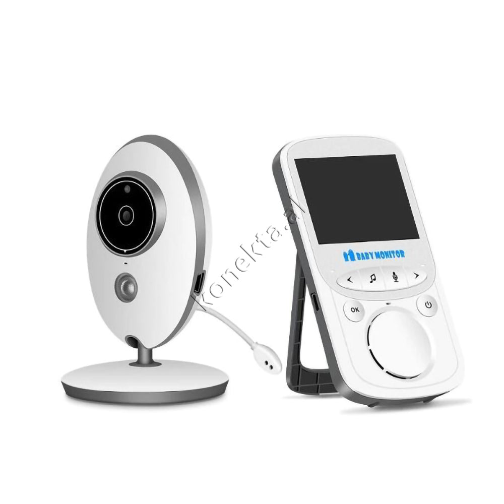 Video Monitor Per Mbikeqyrjen e Foshnjes Me Ekran 2.4"