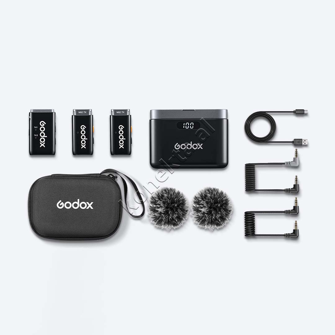 Mikrofon Wireless Lavalier Godox WEC Kit2