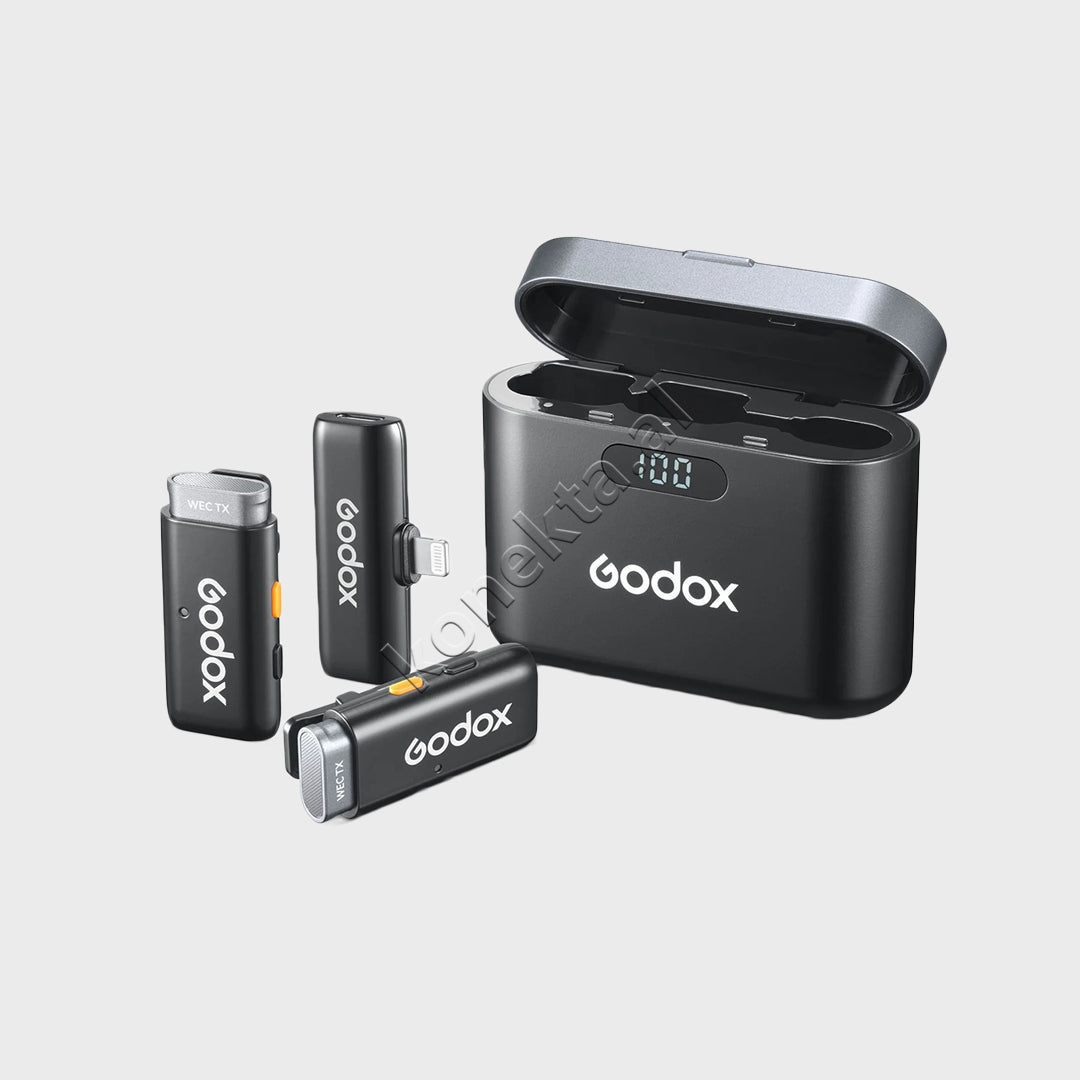 Mikrofon Wireless Lavalier Godox ( WES1 / WES2 ) Kit2