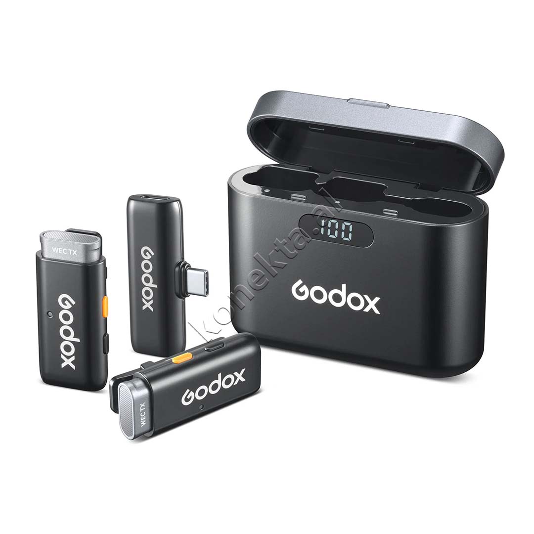 Mikrofon Wireless Lavalier Godox ( WES1 / WES2 ) Kit2