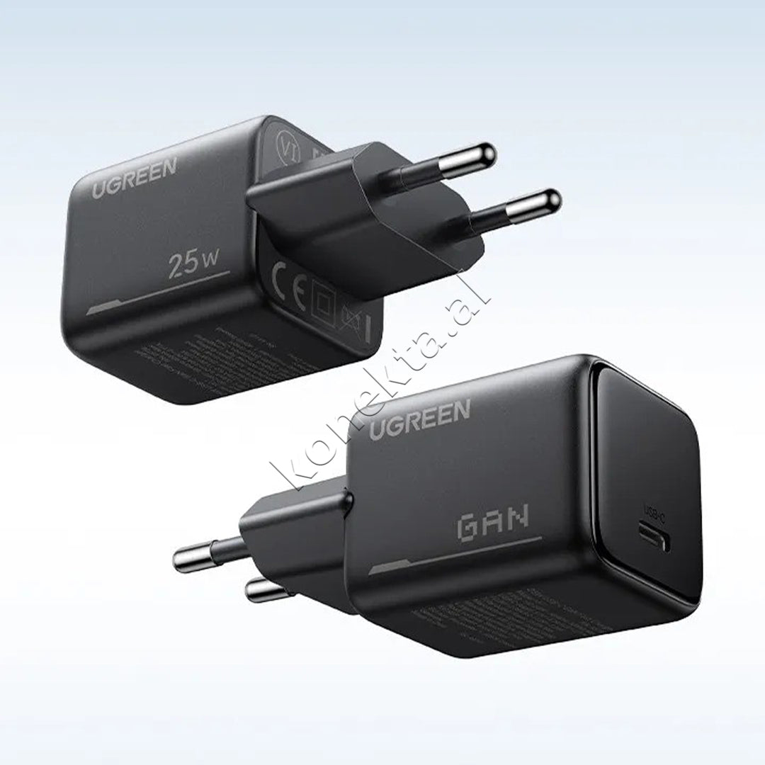 Adaptor Karikimi Celulari 25W GaN Me Porte Type-C Ugreen