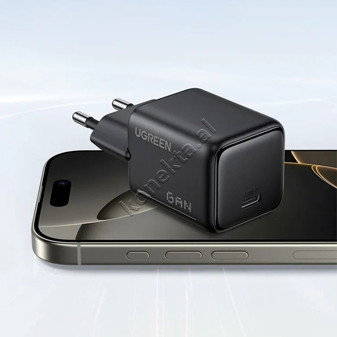 Adaptor Karikimi Celulari 25W GaN Me Porte Type-C Ugreen