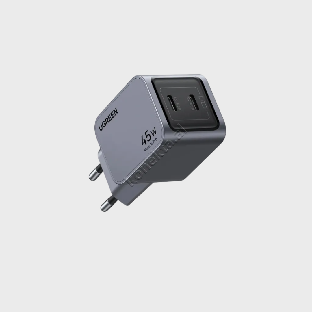 45 W FUQI TOTALE PER KARIKIM EFIKAS TE TELEFONAVE, TABLETAVE DHE PAJISJEVE TE TJERA TE PERSHTATSHME.