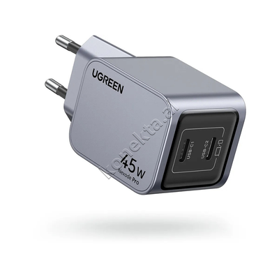 Adaptor Karikimi Nexode Pro 45W UGreen Me 2 Porta USB-C