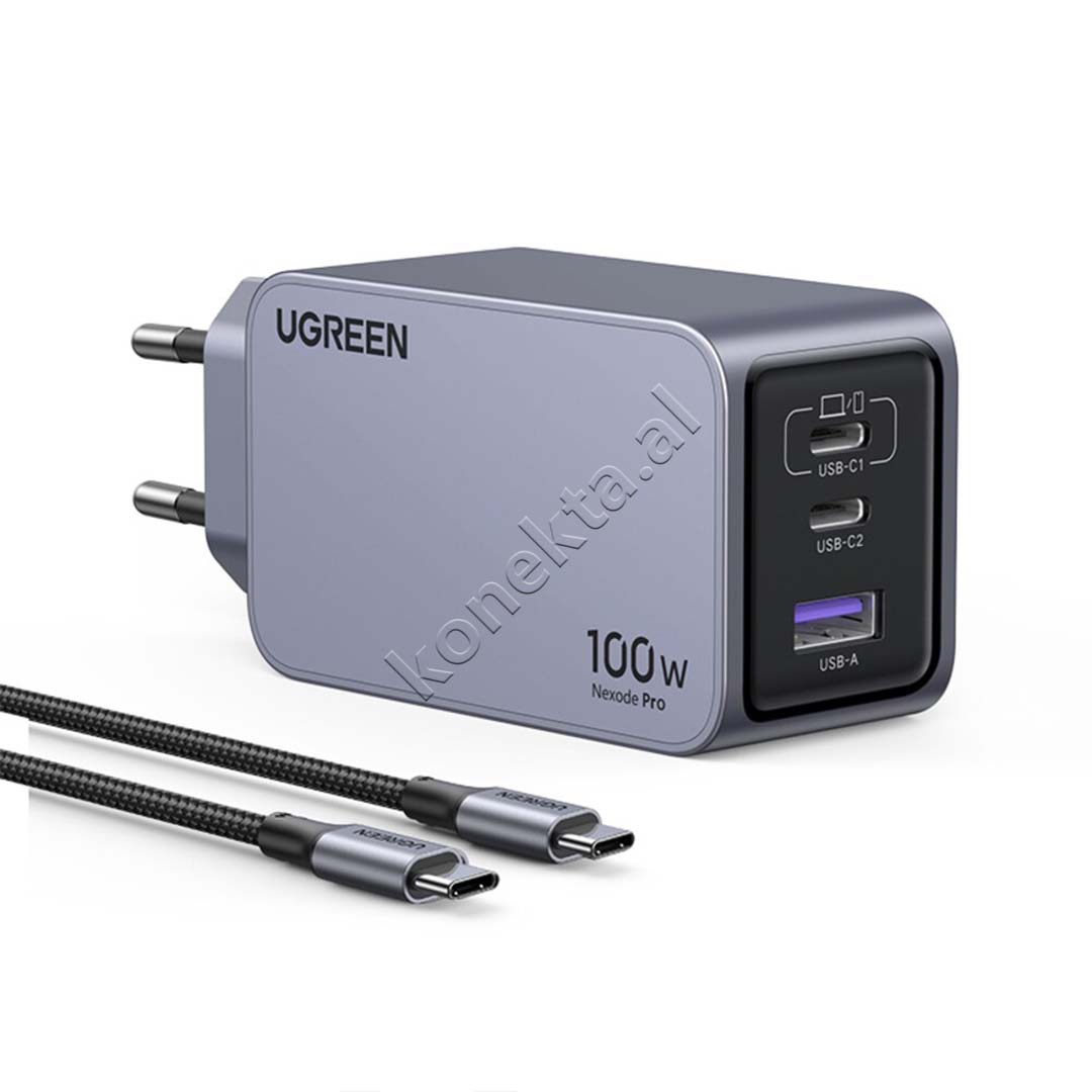 Adaptor Karikimi Nexode Pro 100W UGreen Me Porte USB-A & 2xUSB-C