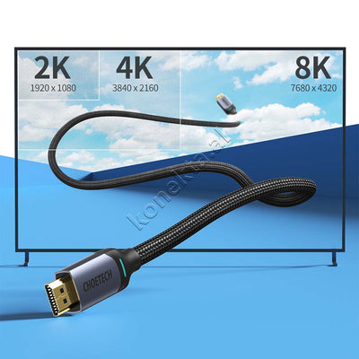 Kabell Najloni HDMI - HDMI 8K 2m Choetech