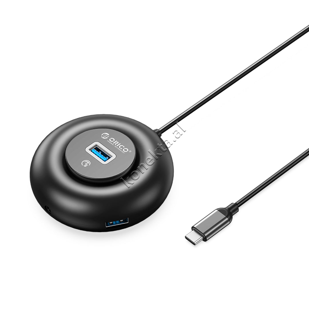 Adaptor Me Shume Porta 4 Ne 1 Per Laptop Me Porte Usb Dhe Type-C