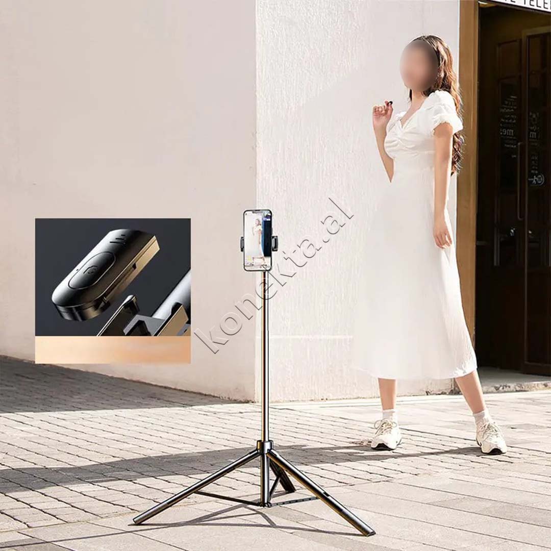 Trekëmbësh Me Telekomandë Bluetooth Rtako 2.1m