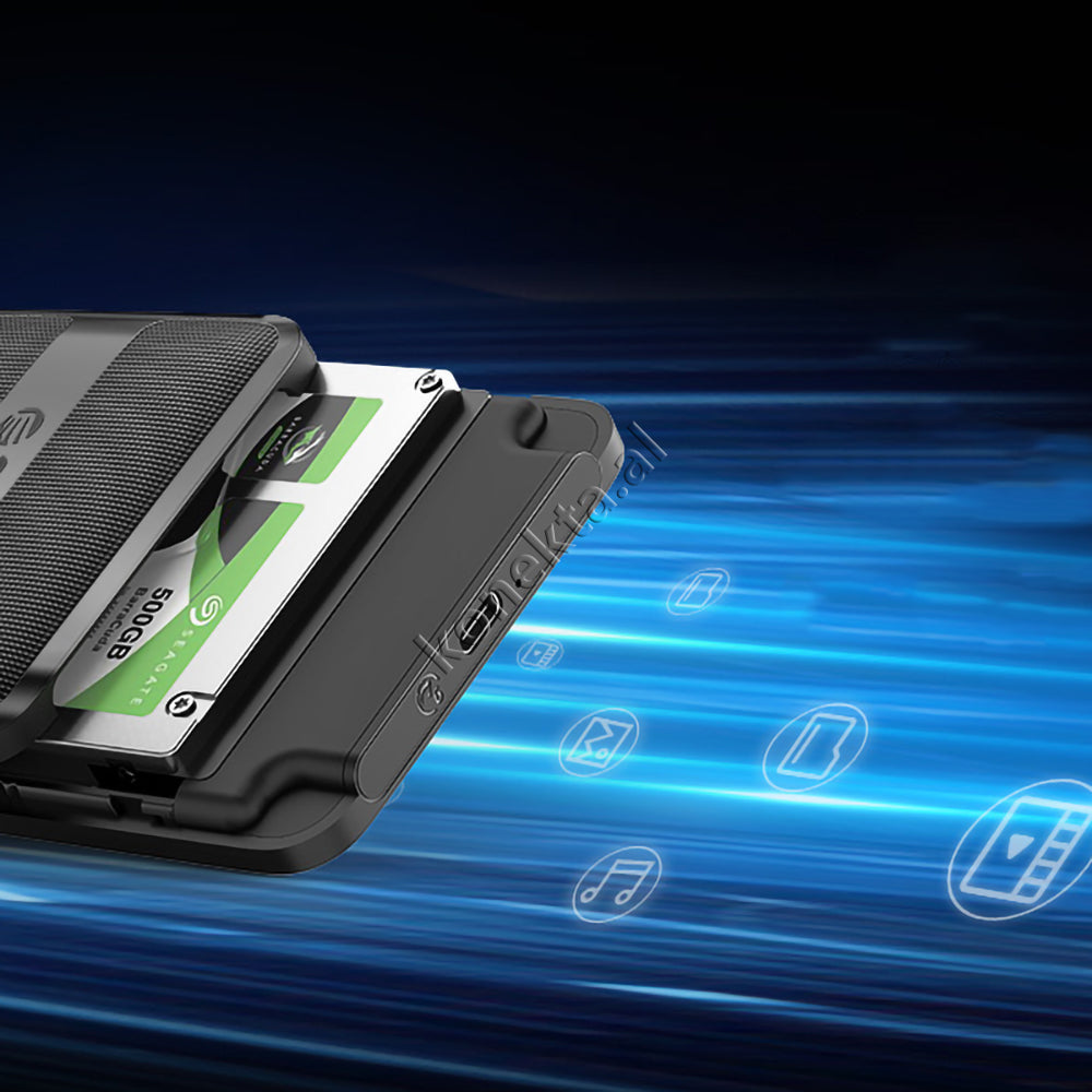 Mbajtese Dhe Lexuese Hard Disk / SSD 2.5" Orico Me Porte Type-C