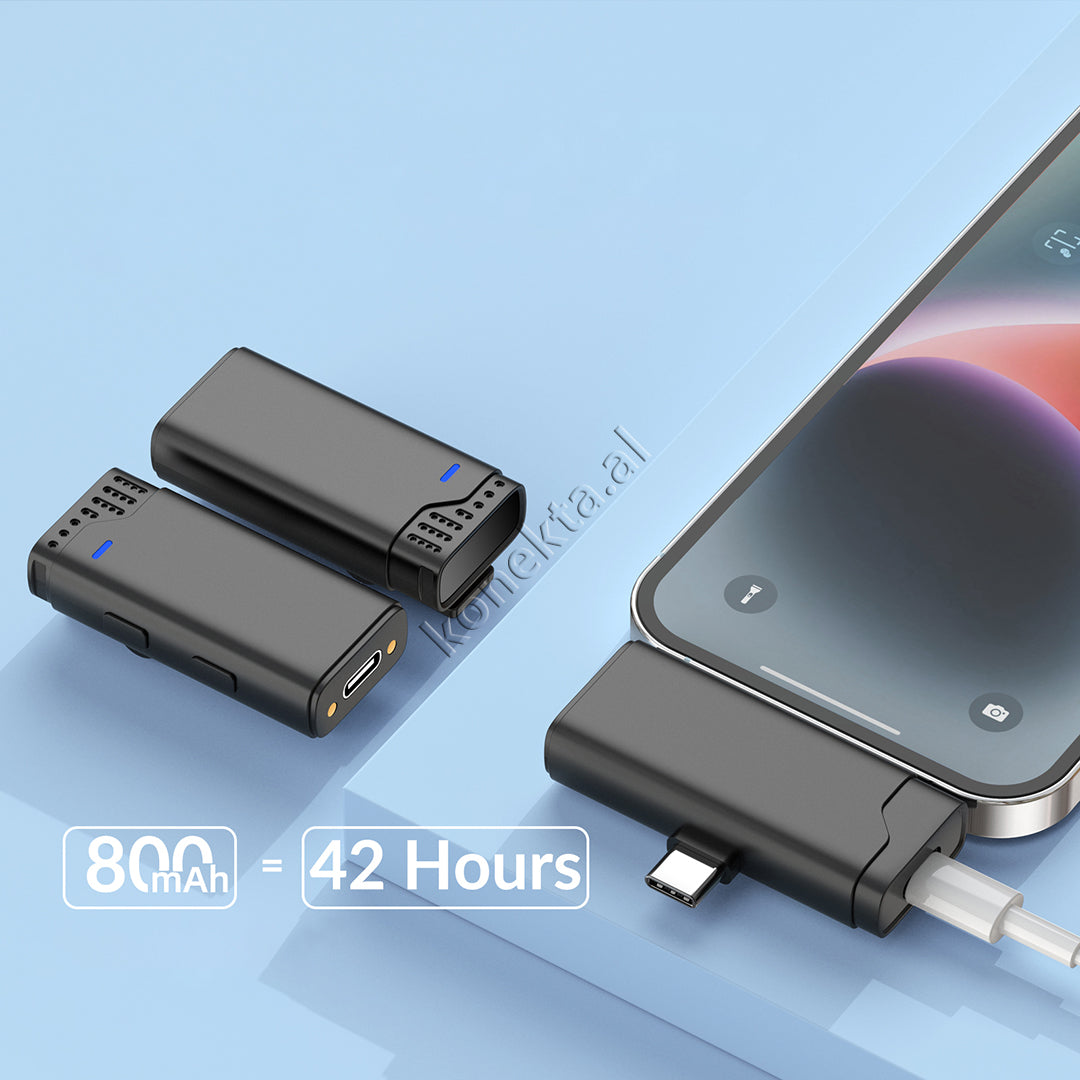 Mikrofon Wireless 2 Ne 1 Jmary Me Type-C & Lightning