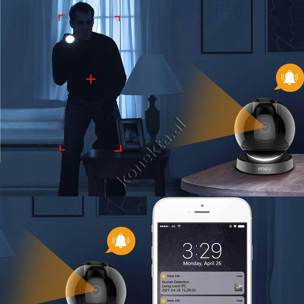 Kamera Multifunksionale Gjithpërfshirëse 360° me Mikrofon të Integruar