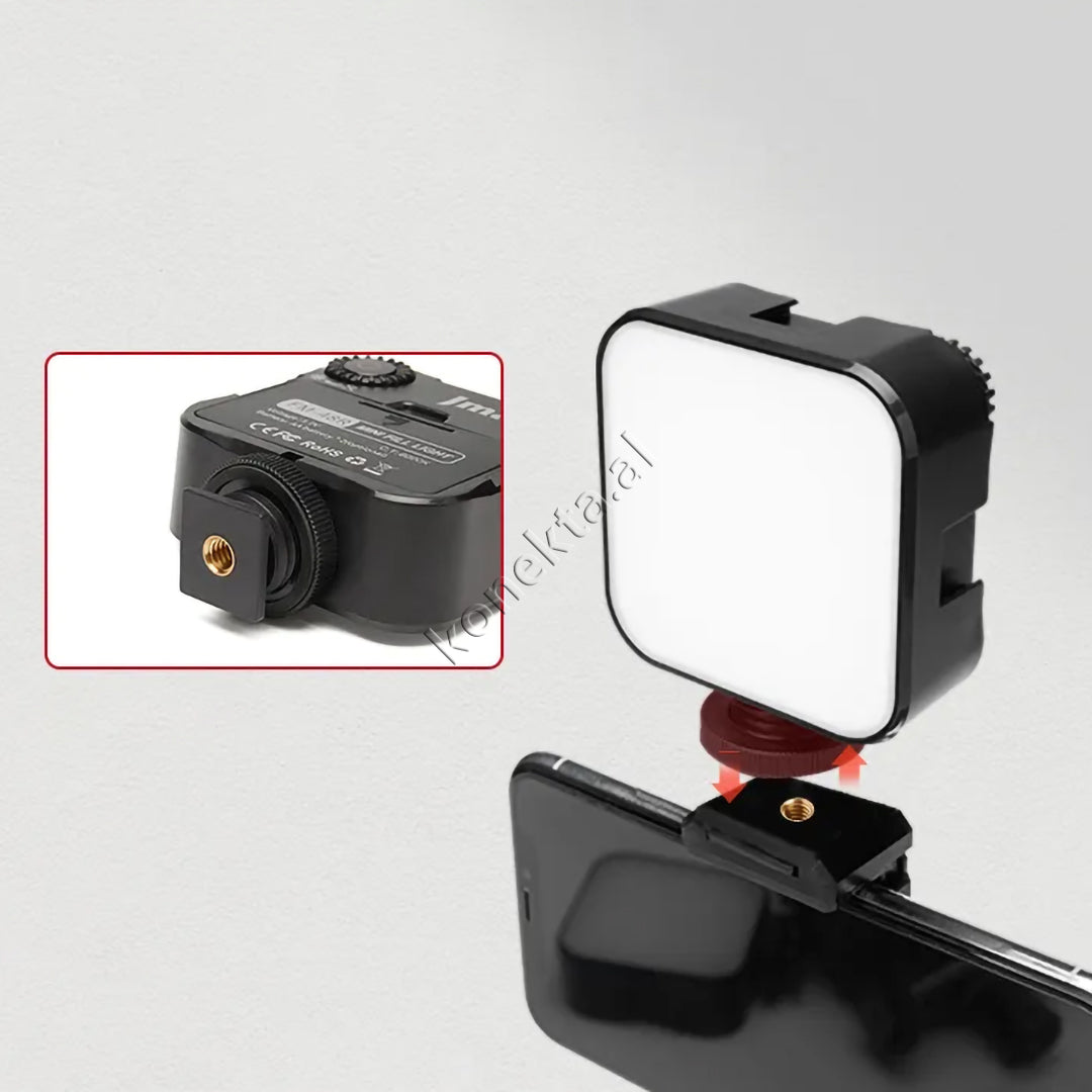 Mini Dritë LED Multifunksionale Me Ndriçim Të Gradueshëm Për Foto dhe Video Me Interpretim Të Lartë Të Ngjyrave