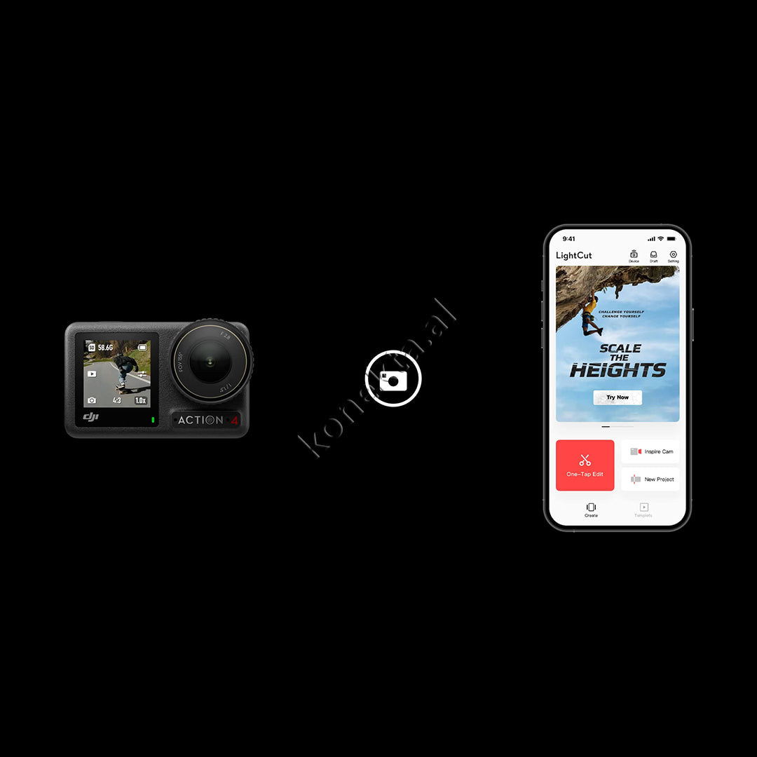 Kamera Sportive DJI Osmo Action 4 Adventure Combo