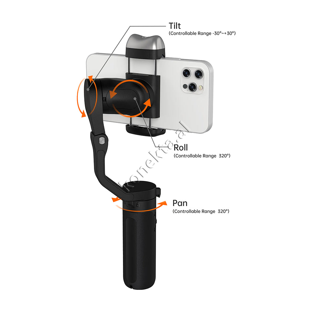 Stabilizues Telefoni Gimbal Hohem iSteady V2 Me 3 Akse