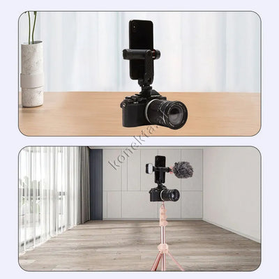 Mbajtëse Telefoni me Rrotullim 360° Për Kamera ose Tripod