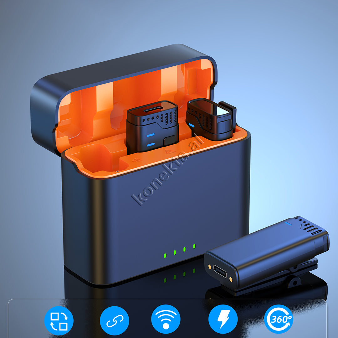 Mikrofon Wireless 2 Ne 1 Jmary Me Type-C & Lightning