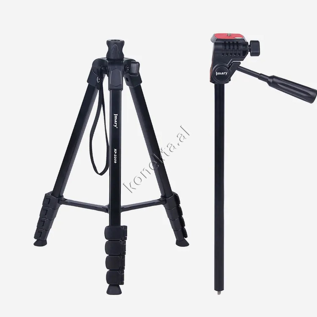 Trekëmbesh (Tripod) i Çmontueshëm si Monopod me Gjatësi dhe Kënd Të Gradueshëm për Kamera, Telefon, Tablet ,GoPro, SLR,  Etj.