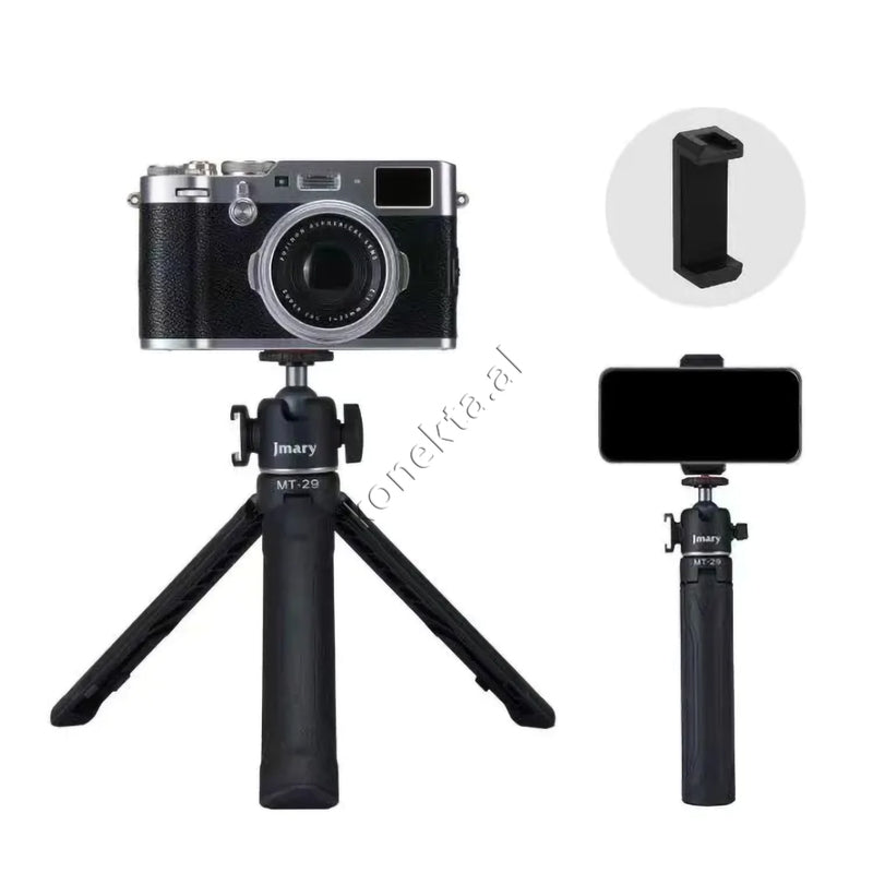 Mini Trekëmbesh (Tripod) Jmary Si Selfie Stick Me Gjatësi Të Rregullueshme Për Kamera, Gopro, SLR,  Etj.