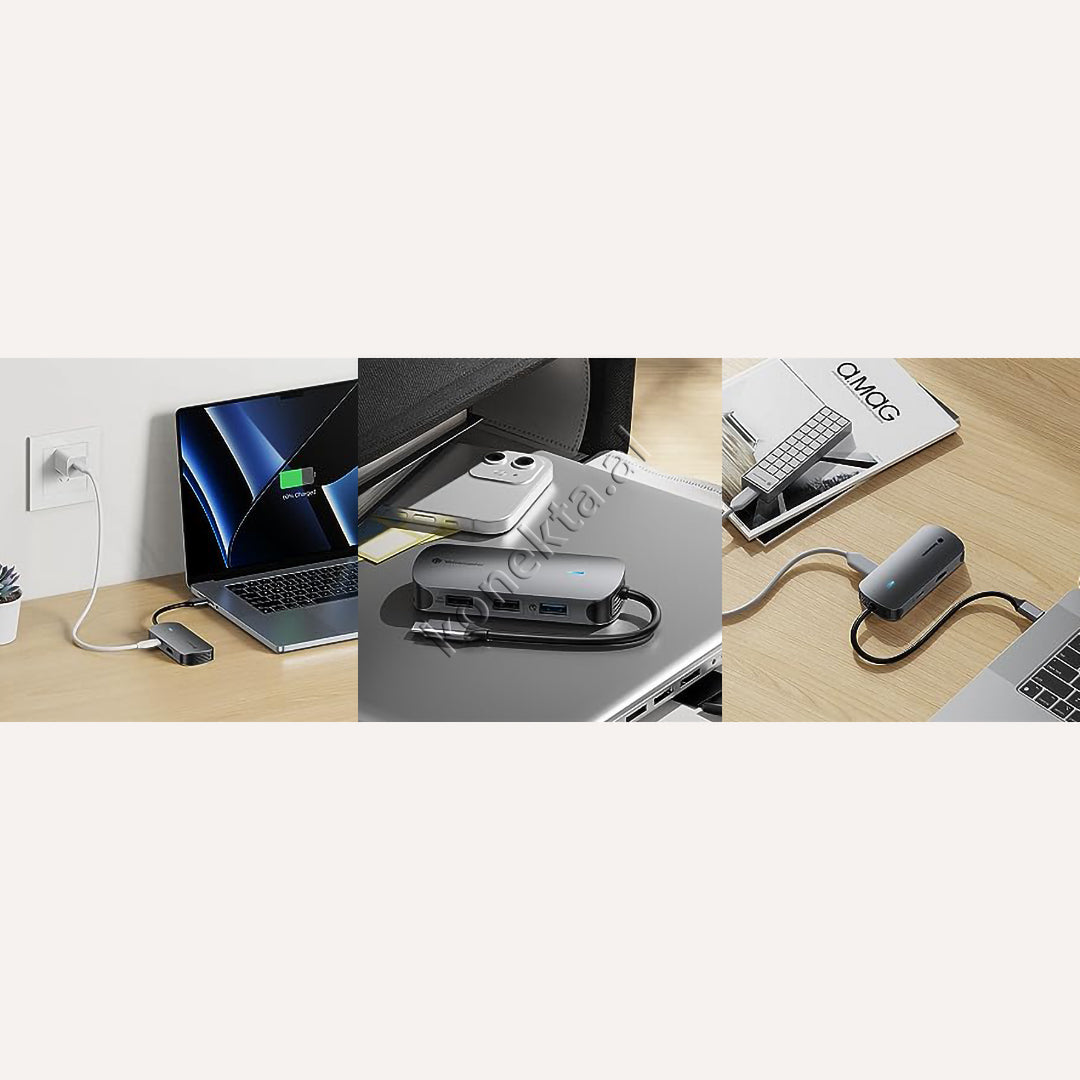 Adaptor HUB YottaMaster Me Shume Porta 5 ne 1