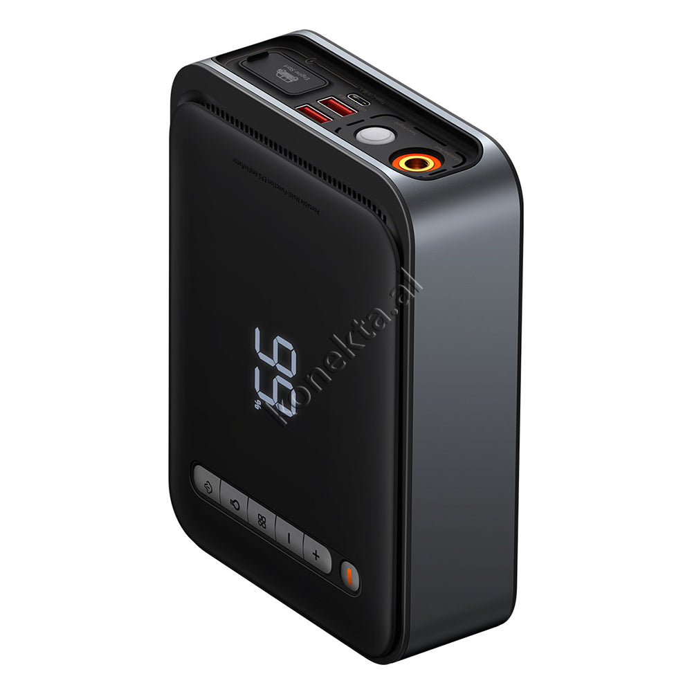 Bateri E Jashtme Multifunksionale Baseus 8800mAh Me Pompe Per Goma Dhe Starter Ne Raste Emergjente
