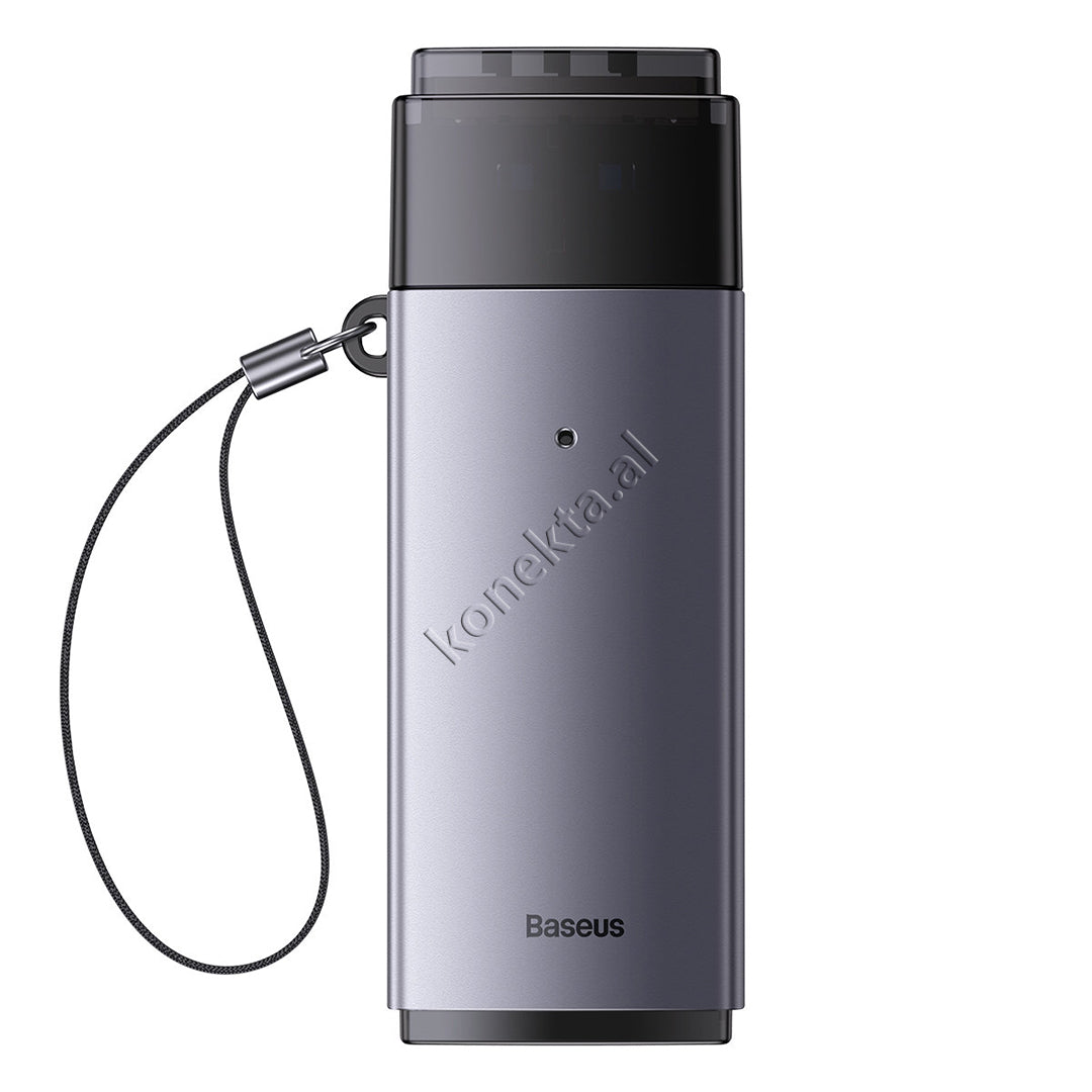 Adaptor Baseus Me Portë USB Për Kartë SD Dhe MicroSD