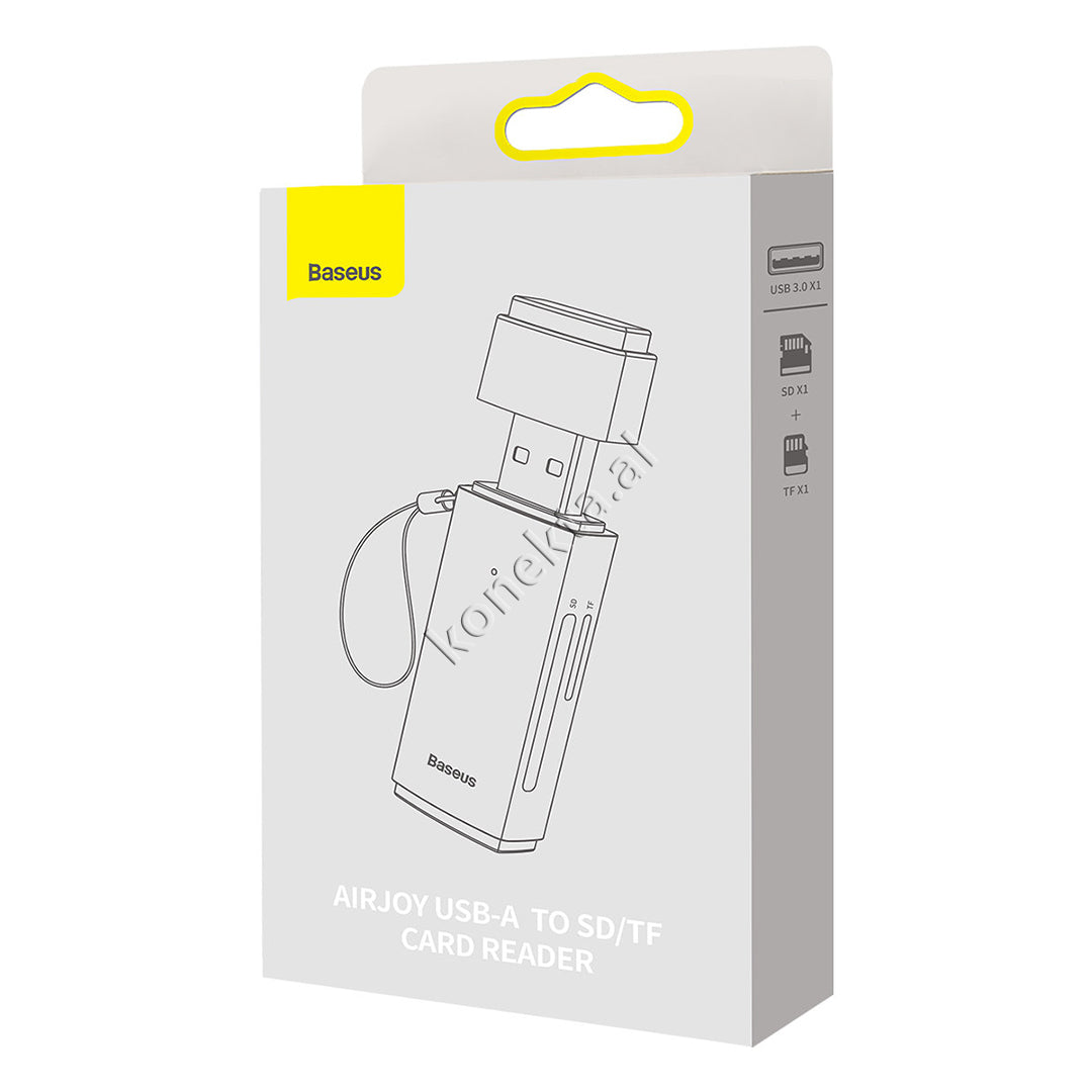 Adaptor Baseus Me Portë USB Për Kartë SD Dhe MicroSD