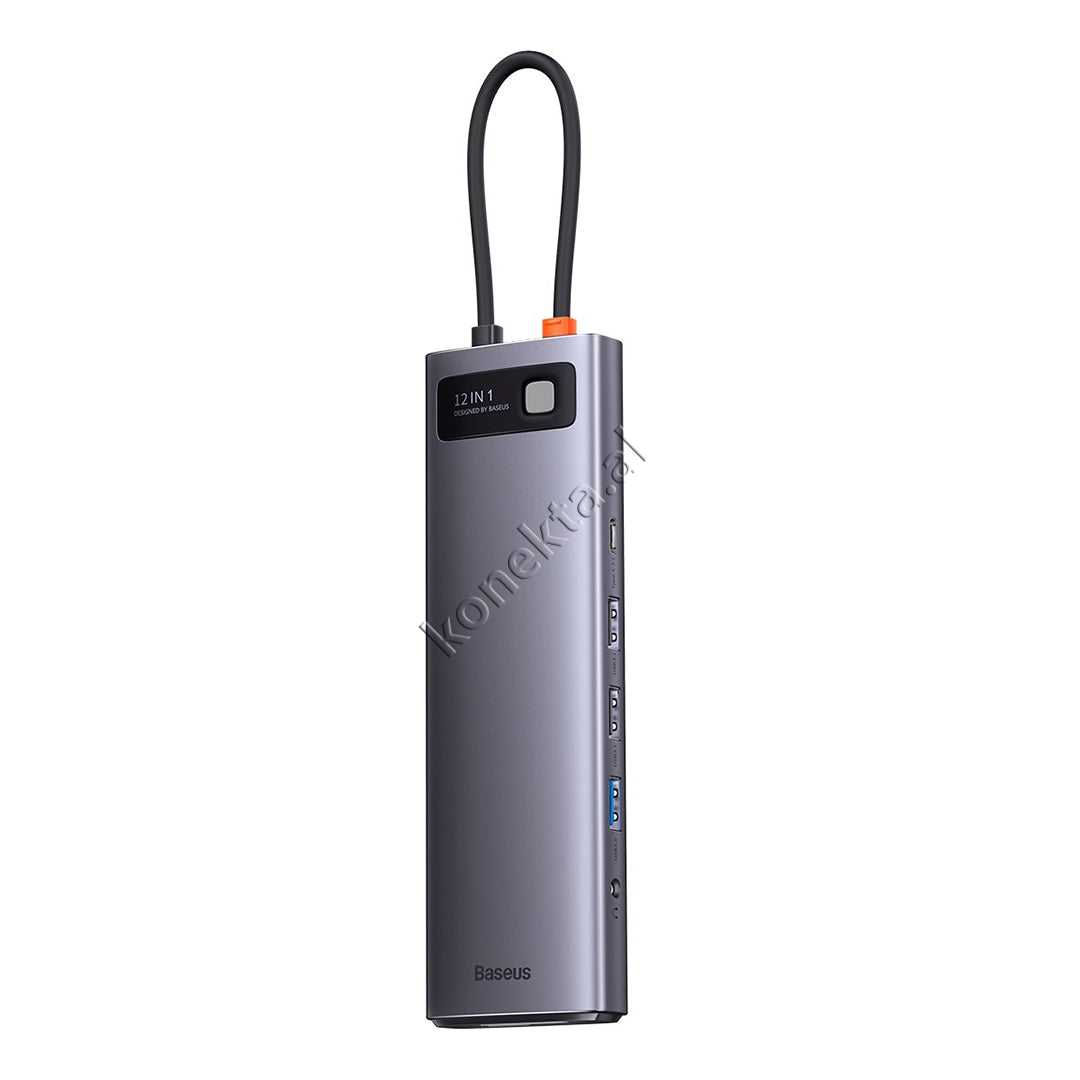 Adaptor i Sofistikuar Modern Type-C Me 12 Porta Multifunksionale Per Telefon / Tablet / Laptop