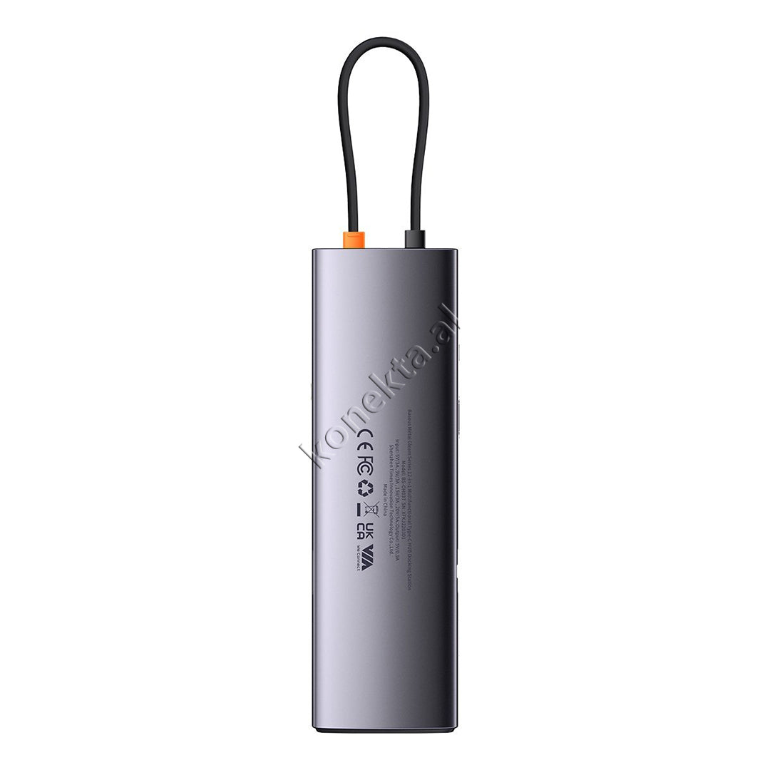 Adaptor i Sofistikuar Modern Type-C Me 12 Porta Multifunksionale Per Telefon / Tablet / Laptop