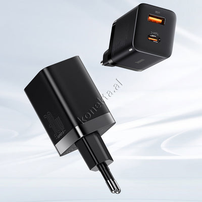 Adaptor Karikimi Fast Charge Baseus Me Porte USB & Type-C 30W