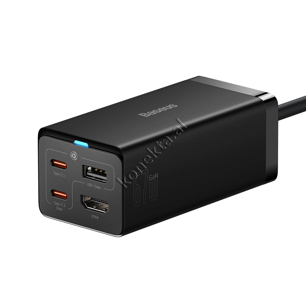Adaptor Karikimi 67W Baseus Me 2 Porta Type-C / 1 Porte USB & HDMI