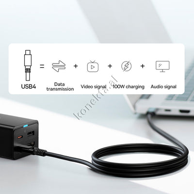 Adaptor Karikimi 67W Baseus Me 2 Porta Type-C / 1 Porte USB & HDMI
