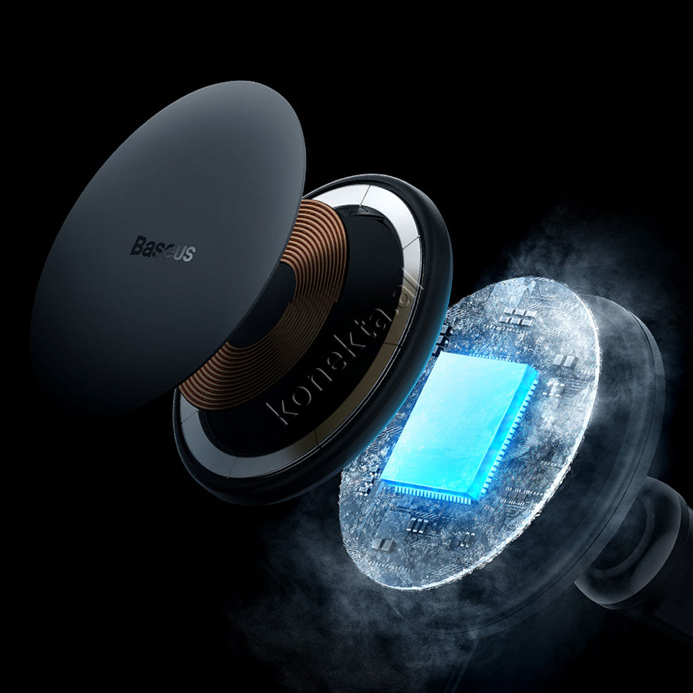 Mbajtese Celuari Per Makine Baseus Me Karikim Wireless Dhe Porte USB
