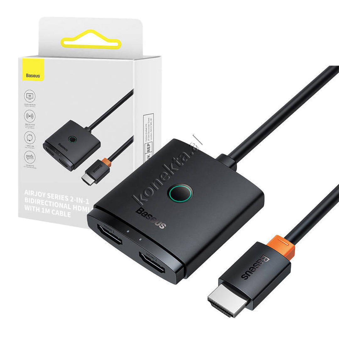 Hdmi Splitter 1m Qe Te Nderroni Lehte Lidhjen e Pajisjeve Me Te Njejtin Monitor