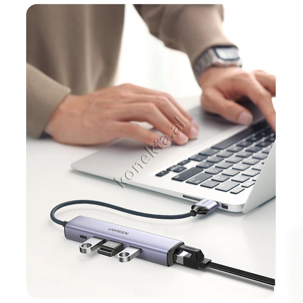 Adaptor HUB UGreen Me Shumë Porta 4 në 1