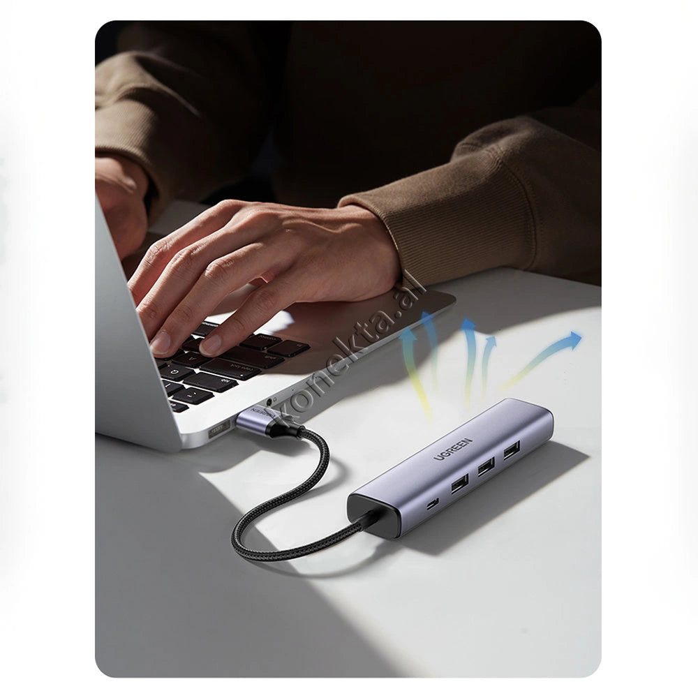 Adaptor HUB UGreen Me Shumë Porta 4 në 1