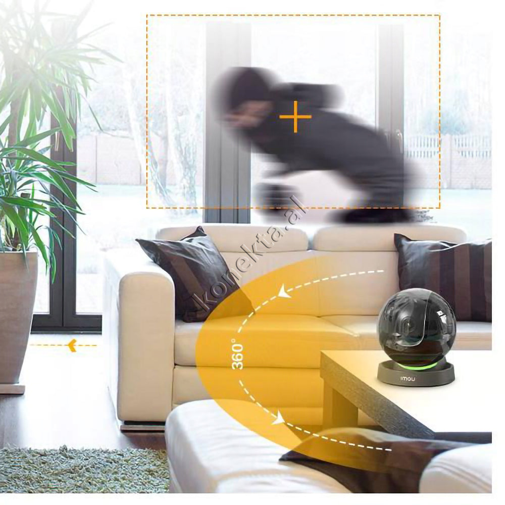 Kamera Multifunksionale Gjithpërfshirëse 360° me Mikrofon të Integruar