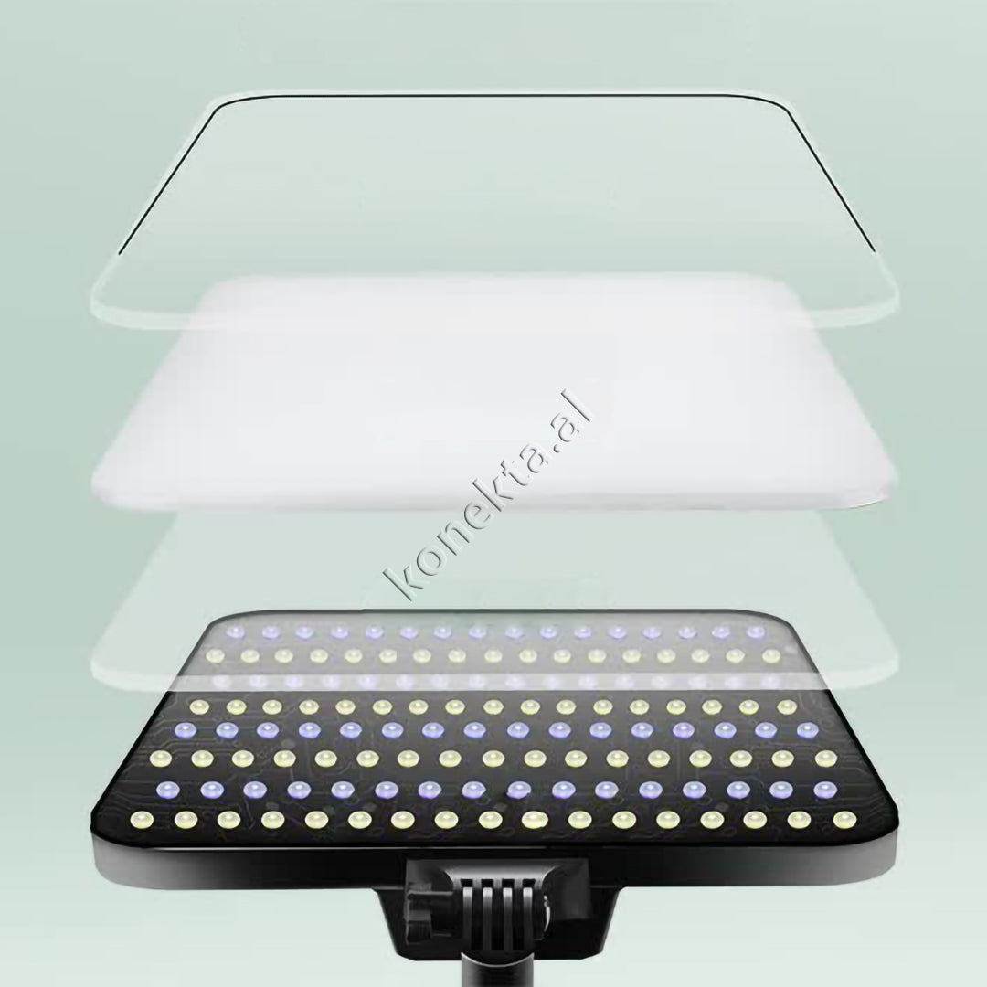 Trekembesh (Tripod) Me Drite LED Drejtkendore