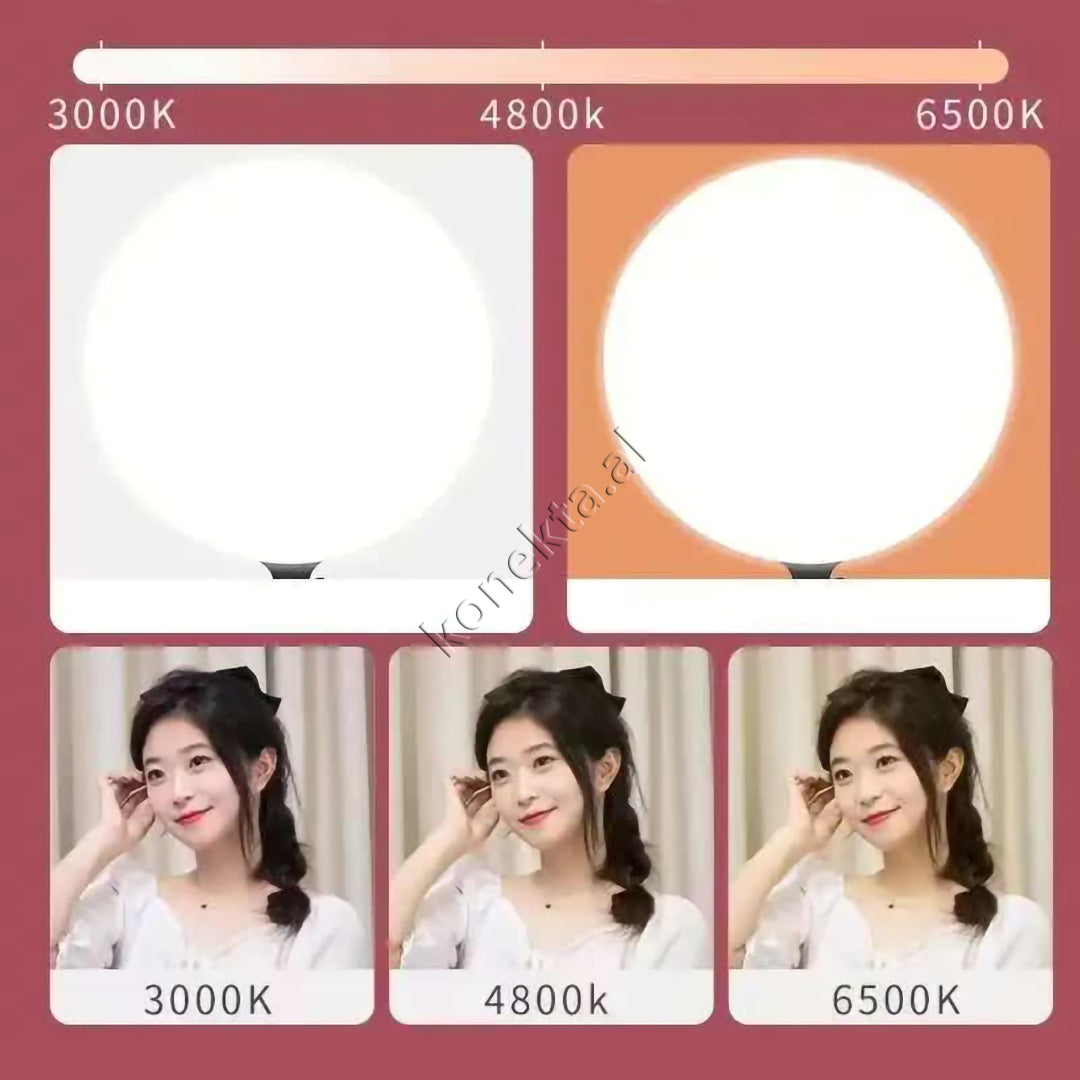 Trekembesh (Tripod) Me Drite LED