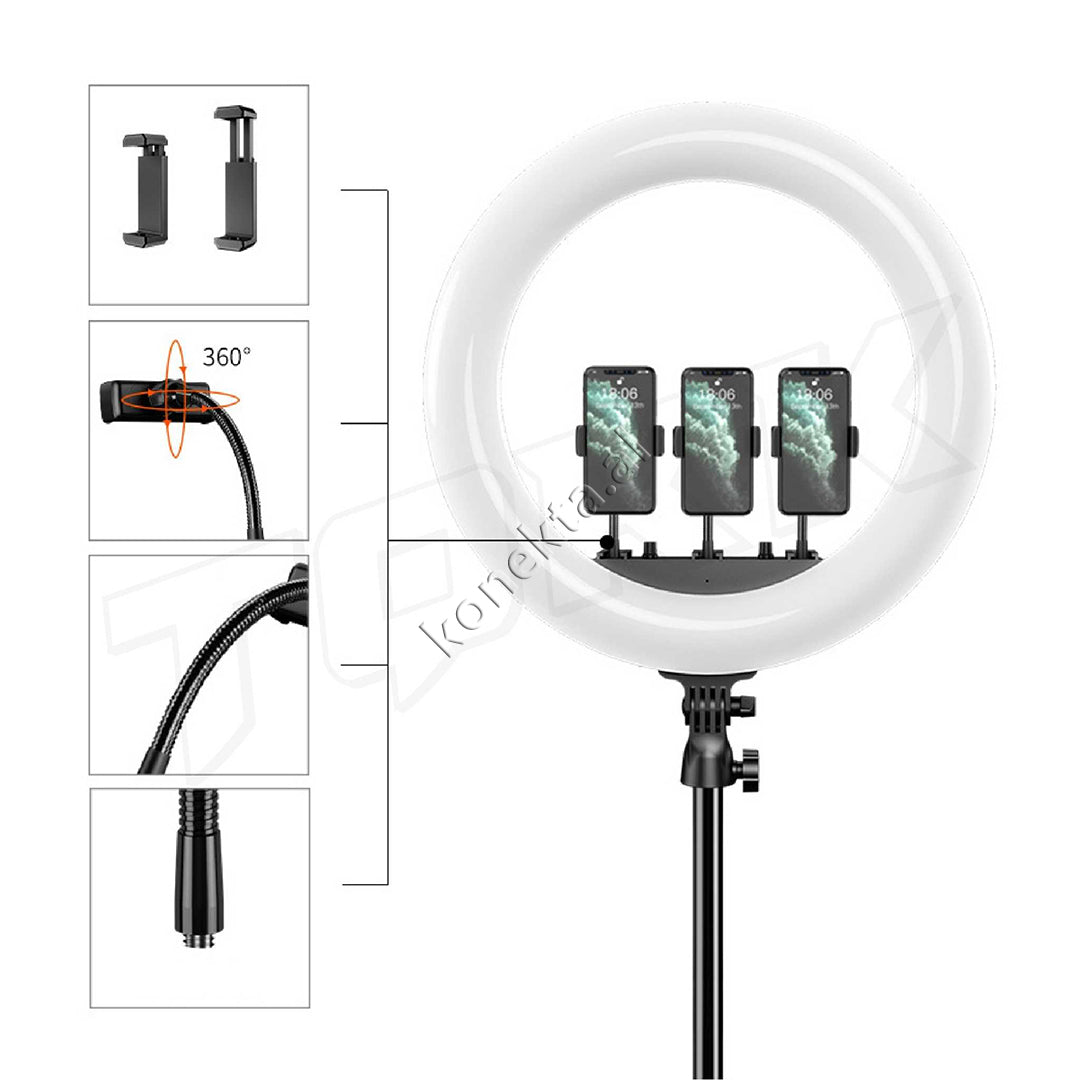 Trekembesh (Tripod) Me Drite LED Me Ndricim Perfekt