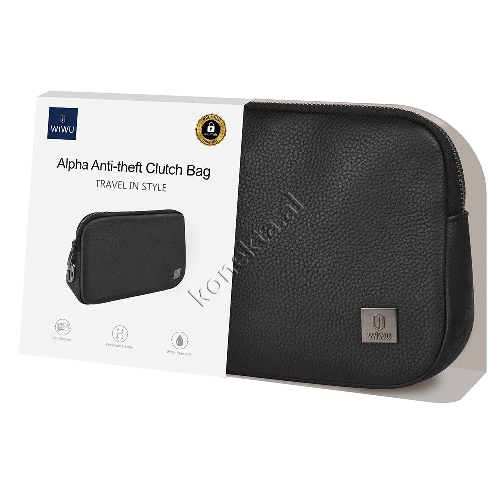 Çantë Dore Lëkure Multifunksionale Moderne Anti-Theft WiWU