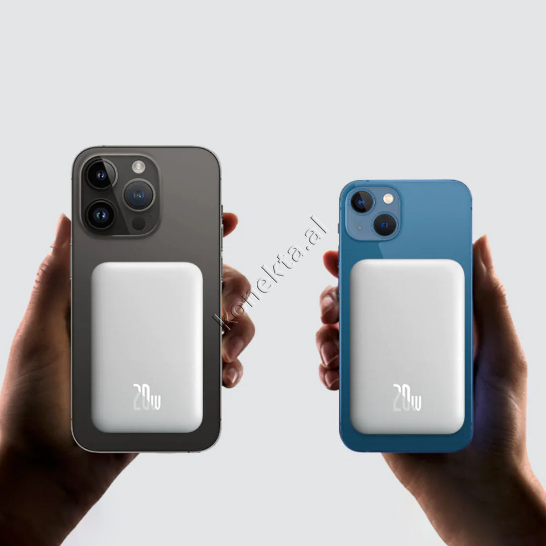 Bateri E Jashtme Baseus 6000mAh 20W Me Karikim Wireless MagSafe