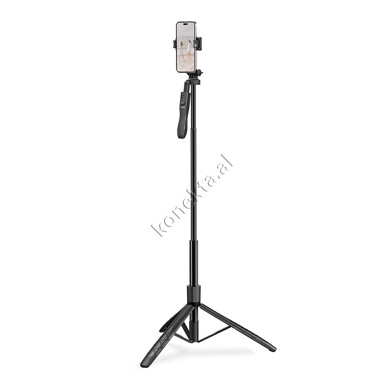 Mbajtese Telefoni Moxom Trekembesh (Tripod) Me Bluetooth Per Selfie (Selfie Stick)