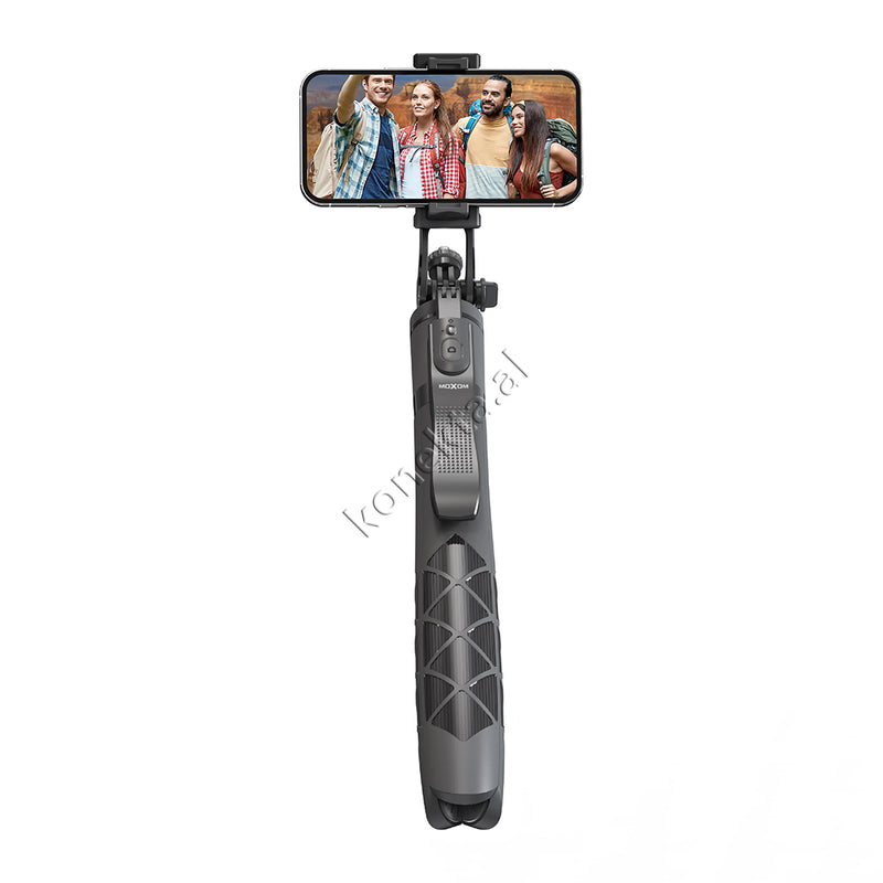 Mbajtese Telefoni Moxom Trekembesh (Tripod) Me Bluetooth Per Selfie (Selfie Stick)