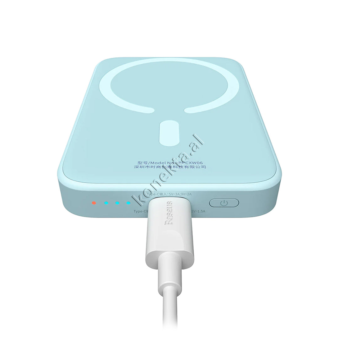 Bateri E Jashtme Baseus 6000mAh 20W Me Karikim Wireless MagSafe