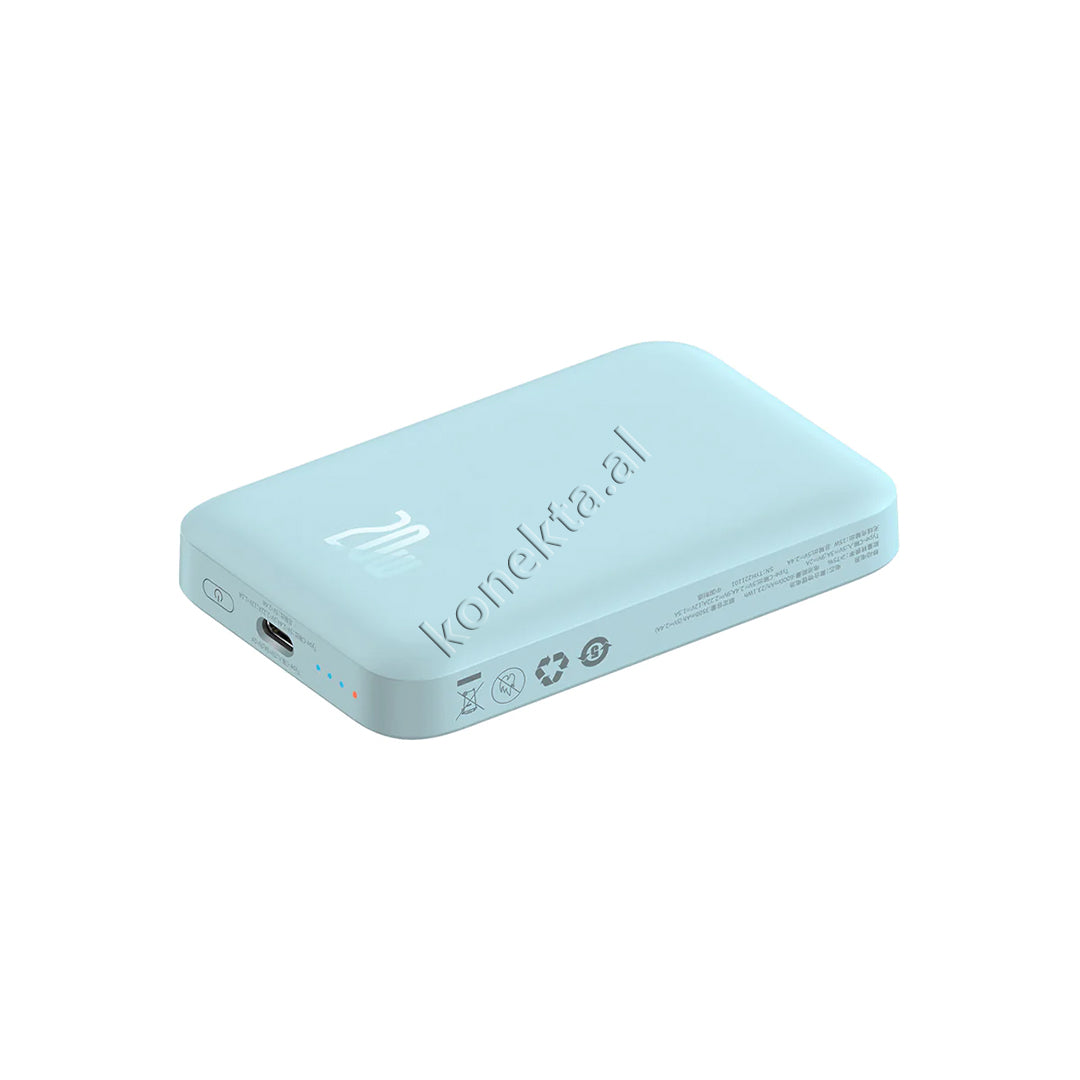 Bateri E Jashtme Baseus 6000mAh 20W Me Karikim Wireless MagSafe