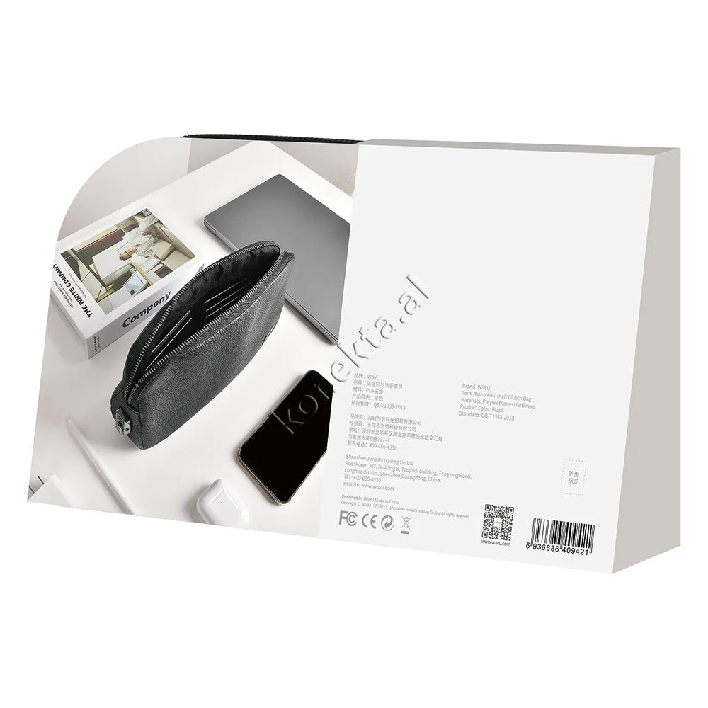 Çantë Dore Lëkure Multifunksionale Moderne Anti-Theft WiWU