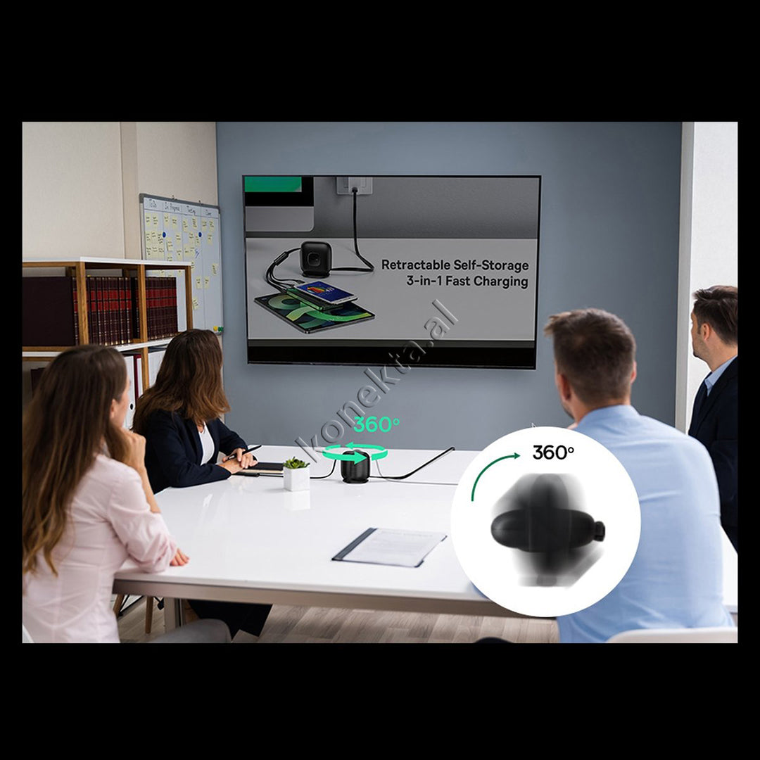 Kabell Karikimi 3 Ne 1 Type-C / Lightning / Micro Baseus 100W