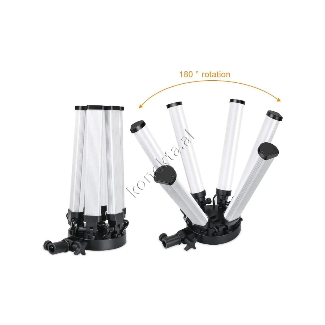 Trekembesh (Tripod) Me 6 Drita LED Te Palosshme